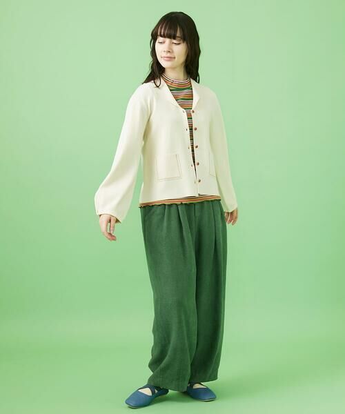 Jocomomola / ホコモモラ その他パンツ | ピーチ起毛ワイドパンツ | 詳細22