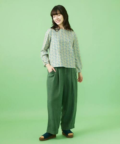 Jocomomola / ホコモモラ その他パンツ | ピーチ起毛ワイドパンツ | 詳細23