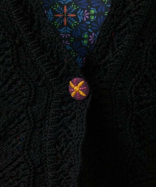 Jocomomola / ホコモモラ カーディガン・ボレロ | コットンリリヤーン ショート丈ニットカーディガン | 詳細16