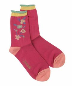 Jocomomola / ホコモモラ その他小物 | フラワーモチーフソックス