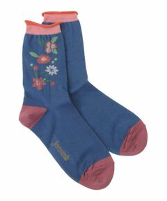 Jocomomola / ホコモモラ その他小物 | フラワーモチーフソックス