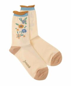 Jocomomola / ホコモモラ その他小物 | フラワーモチーフソックス