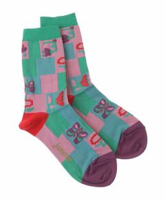 Jocomomola / ホコモモラ その他小物 | 蝶々モチーフソックス