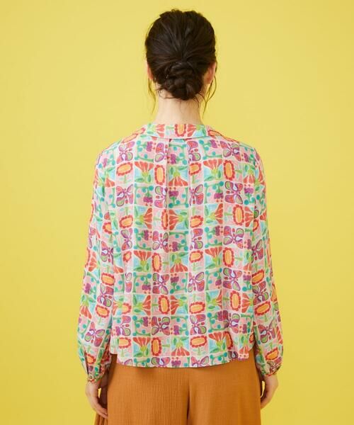 Jocomomola / ホコモモラ シャツ・ブラウス | Morado ciruela プリントブラウス | 詳細2