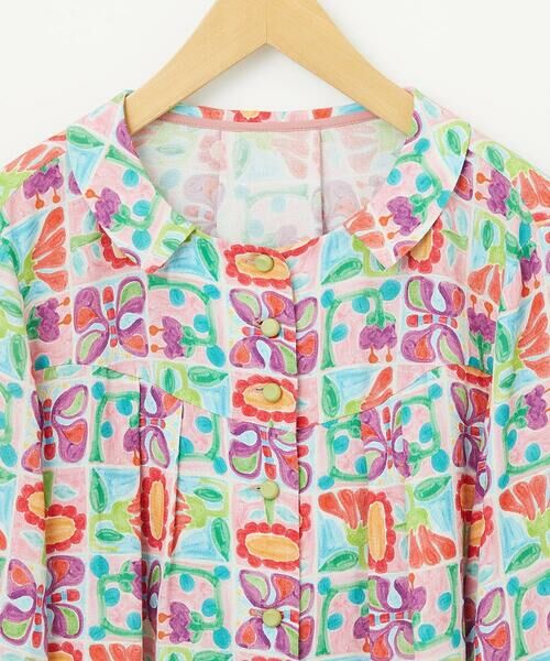 Jocomomola / ホコモモラ シャツ・ブラウス | Morado ciruela プリントブラウス | 詳細20