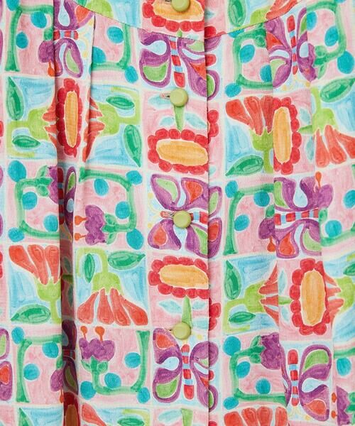 Jocomomola / ホコモモラ シャツ・ブラウス | Morado ciruela プリントブラウス | 詳細21