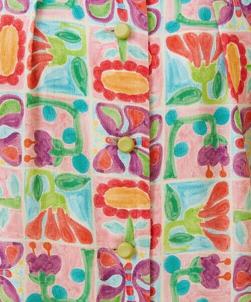 Jocomomola / ホコモモラ シャツ・ブラウス | Morado ciruela プリントブラウス | 詳細4