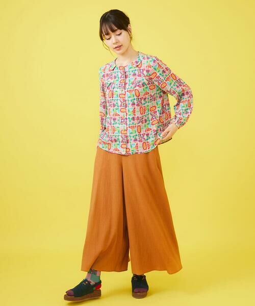 Jocomomola / ホコモモラ シャツ・ブラウス | Morado ciruela プリントブラウス | 詳細8