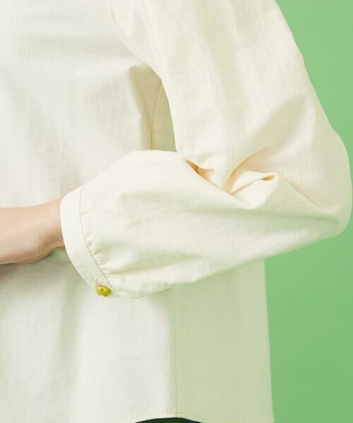 Jocomomola / ホコモモラ シャツ・ブラウス | Fruto フラワー刺繍ロールカラーブラウス | 詳細5