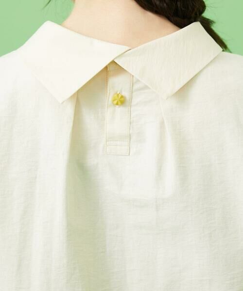 Jocomomola / ホコモモラ シャツ・ブラウス | Fruto フラワー刺繍ロールカラーブラウス | 詳細7