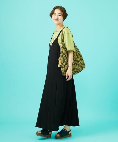 Jocomomola / ホコモモラ ロング・マキシ丈ワンピース | T/Rクレープ キャミソールワンピース | 詳細12