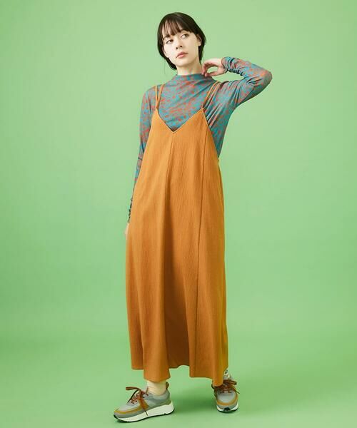 Jocomomola / ホコモモラ ロング・マキシ丈ワンピース | T/Rクレープ キャミソールワンピース | 詳細20