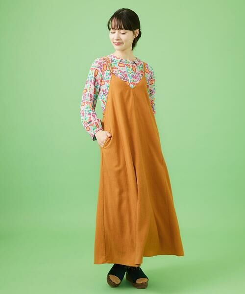 Jocomomola / ホコモモラ ロング・マキシ丈ワンピース | T/Rクレープ キャミソールワンピース | 詳細22