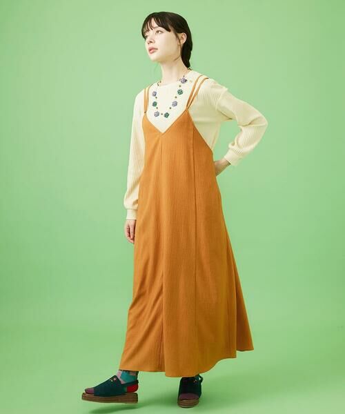 Jocomomola / ホコモモラ ロング・マキシ丈ワンピース | T/Rクレープ キャミソールワンピース | 詳細23