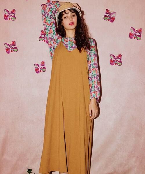 Jocomomola / ホコモモラ ロング・マキシ丈ワンピース | T/Rクレープ キャミソールワンピース | 詳細28