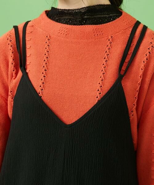 Jocomomola / ホコモモラ ロング・マキシ丈ワンピース | T/Rクレープ キャミソールワンピース | 詳細3