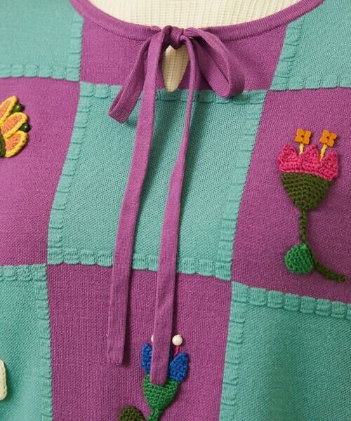 Jocomomola / ホコモモラ ベスト | Morado クロッシェニットベスト | 詳細5