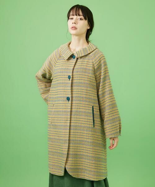 Jocomomola / ホコモモラ その他アウター | Camino ジャカードロングコート | 詳細1