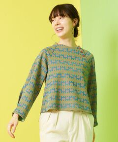 Jocomomola / ホコモモラ カットソー | Punto ドットジャカードカットソー