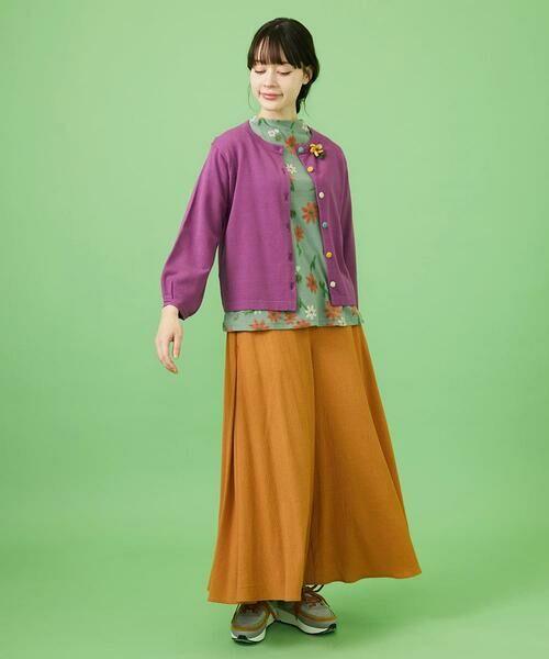 Jocomomola / ホコモモラ その他パンツ | T/Rクレープ ワイドパンツ | 詳細8