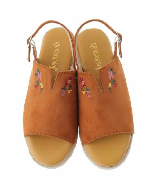 Jocomomola / ホコモモラ サンダル | フラワー刺繍ジュートサンダル | 詳細1