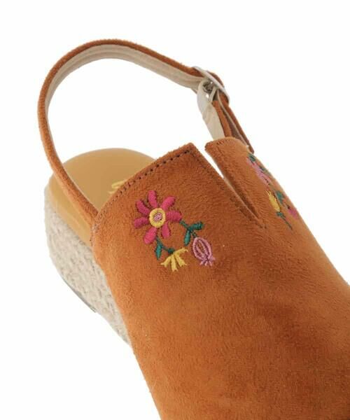 Jocomomola / ホコモモラ サンダル | フラワー刺繍ジュートサンダル | 詳細6