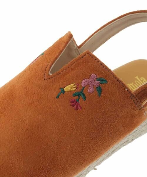 Jocomomola / ホコモモラ サンダル | フラワー刺繍ジュートサンダル | 詳細7