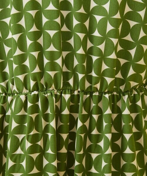 Jocomomola / ホコモモラ ロング・マキシ丈ワンピース | 【2WAY】Hojas giratoria 襟付きプリントワンピース | 詳細11