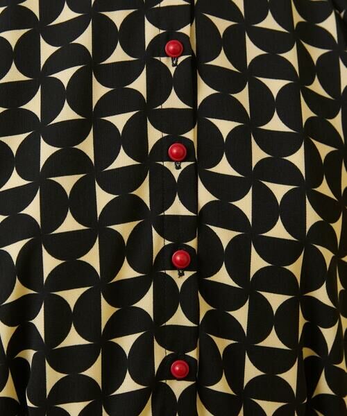 Jocomomola / ホコモモラ ロング・マキシ丈ワンピース | 【2WAY】Hojas giratoria 襟付きプリントワンピース | 詳細23