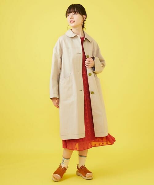 Jocomomola / ホコモモラ ロング・マキシ丈ワンピース | ビックドットドビーワンピース | 詳細11