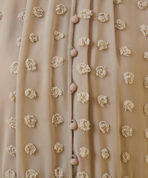 Jocomomola / ホコモモラ ロング・マキシ丈ワンピース | ビックドットドビーワンピース | 詳細12