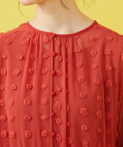 Jocomomola / ホコモモラ ロング・マキシ丈ワンピース | ビックドットドビーワンピース | 詳細3