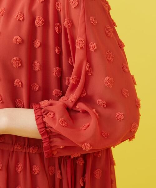 Jocomomola / ホコモモラ ロング・マキシ丈ワンピース | ビックドットドビーワンピース | 詳細6