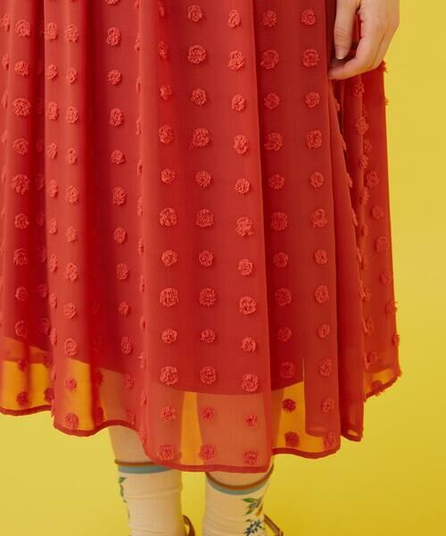 Jocomomola / ホコモモラ ロング・マキシ丈ワンピース | ビックドットドビーワンピース | 詳細8