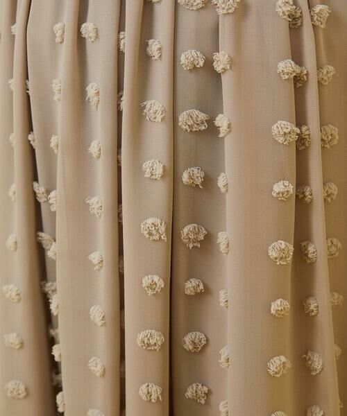 Jocomomola / ホコモモラ ロング・マキシ丈スカート | ビックドットドビーギャザースカート | 詳細10