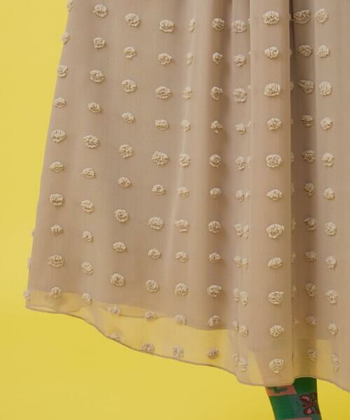 Jocomomola / ホコモモラ ロング・マキシ丈スカート | ビックドットドビーギャザースカート | 詳細8