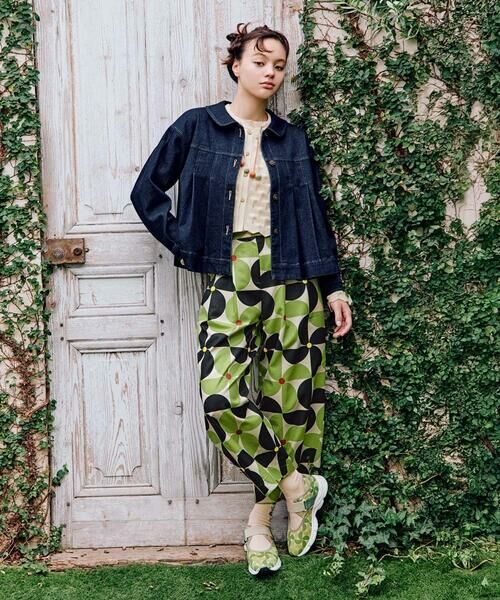 Jocomomola / ホコモモラ Gジャン・デニムジャケット | タック入りAラインデニムジャケット | 詳細10