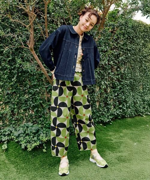 Jocomomola / ホコモモラ Gジャン・デニムジャケット | タック入りAラインデニムジャケット | 詳細11