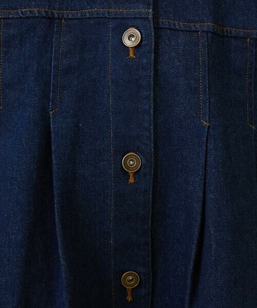 Jocomomola / ホコモモラ Gジャン・デニムジャケット | タック入りAラインデニムジャケット | 詳細4