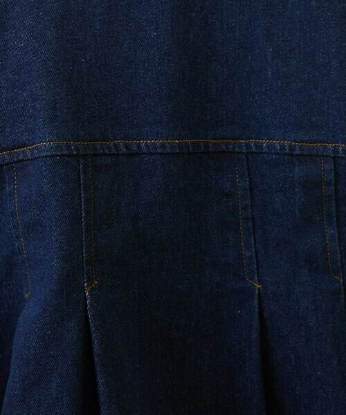 Jocomomola / ホコモモラ Gジャン・デニムジャケット | タック入りAラインデニムジャケット | 詳細7