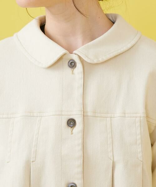 Jocomomola / ホコモモラ セットアップ | タック入りAラインカツラギジャケット | 詳細5