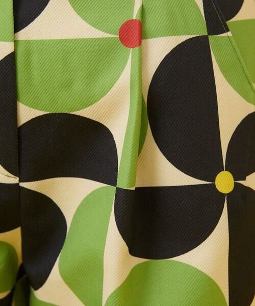Jocomomola / ホコモモラ その他パンツ | Verde manzana プリントカーブシルエットパンツ | 詳細12