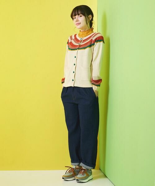 Jocomomola / ホコモモラ チノ・ワークパンツ | 刺繍入りデニムストレートパンツ | 詳細13