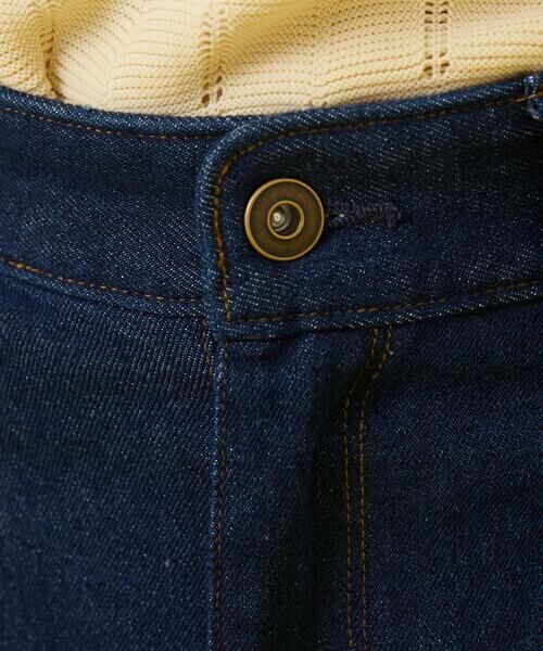 Jocomomola / ホコモモラ チノ・ワークパンツ | 刺繍入りデニムストレートパンツ | 詳細4