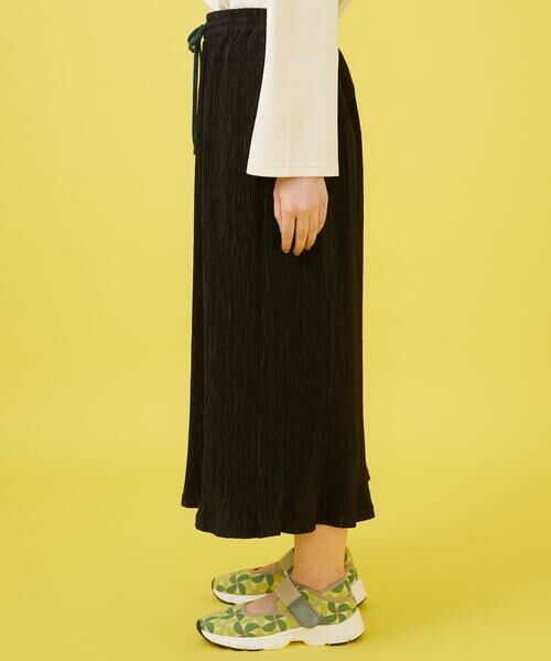 Jocomomola / ホコモモラ ショート・ハーフ・半端丈パンツ | Ondas プリーツワイドイージーパンツ | 詳細12