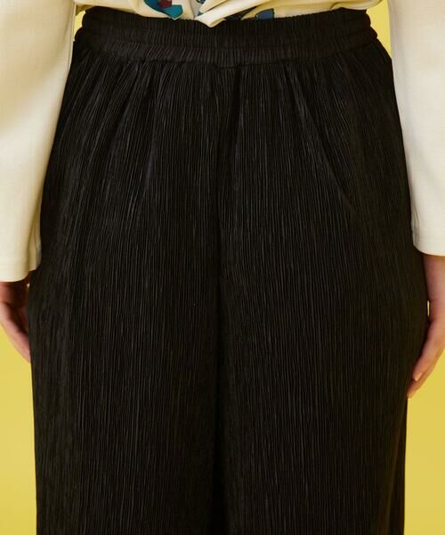 Jocomomola / ホコモモラ ショート・ハーフ・半端丈パンツ | Ondas プリーツワイドイージーパンツ | 詳細3