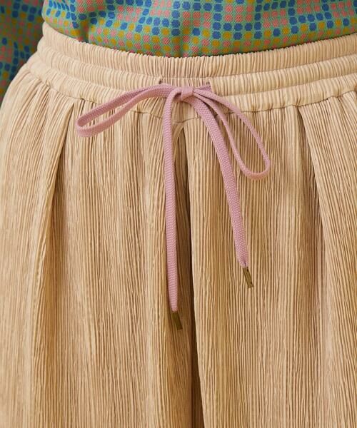 Jocomomola / ホコモモラ ショート・ハーフ・半端丈パンツ | Ondas プリーツワイドイージーパンツ | 詳細6