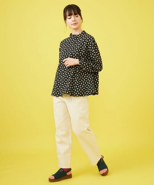 Jocomomola / ホコモモラ チノ・ワークパンツ | 刺繍入りカツラギストレートパンツ | 詳細11