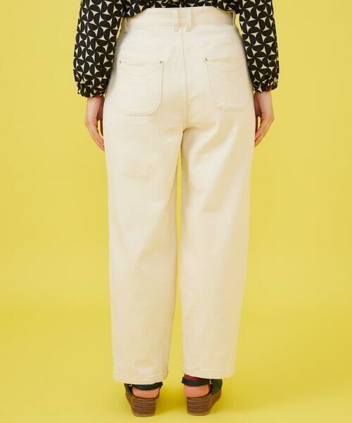 Jocomomola / ホコモモラ チノ・ワークパンツ | 刺繍入りカツラギストレートパンツ | 詳細2