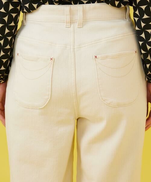 Jocomomola / ホコモモラ チノ・ワークパンツ | 刺繍入りカツラギストレートパンツ | 詳細7